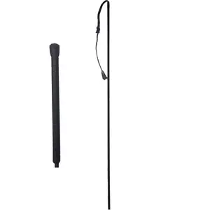 Stockyard Whip with Rubber Grip Handle and 6" Drop | 48"