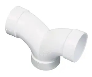 CentralVac 3-Way 90° Double Sweep Elbow For Vacuum Piping Systems
