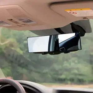 11.22 Inch Universal Panoramic Convex Rearview Mirror, High-Quality Glass, Anti-Drop Design, Easy Installation, Wide View, Safe Driving, Car Accessories