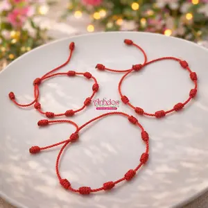 Pulsera de protección 7 nudos/ 7 knot protection bracelet
