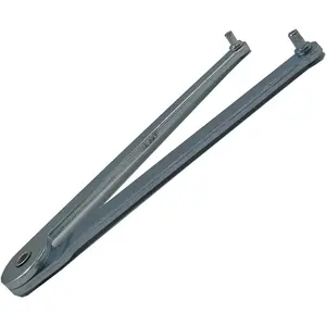 Universal Adjustable Angle Grinder Spanner Wrench for Round Nuts with Drilled Holes (4mm)