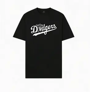 Dodgers Raiders Hybrid Tee 100% Cotton Premium Quality Women's Casual Fan T-Shirt - Piece