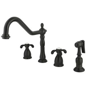 Kingston Brass  Double Handle Widespread Kitchen Faucet