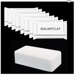 Pack of 8 White Seal Putty Waterproof Duct Seal Repair Sealing Clay, Quick Mending Mud for Drain Connection, Wall Hole, Air Conditioning Hole