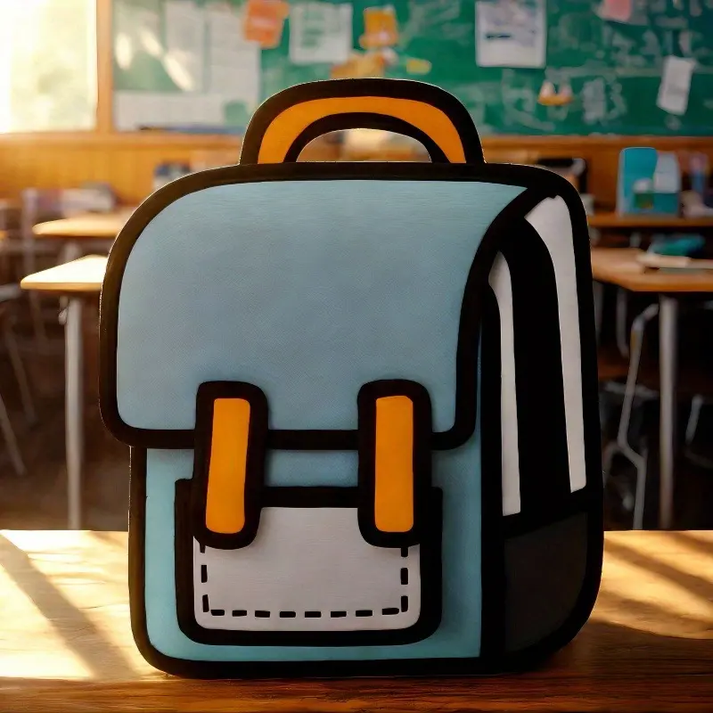 3D Visual Effects Backpack - A Lightweight and Spacious Backpack with Comfortable Ergonomic Shoulder Straps That Are Durable and Suitable for Day Trips, Travel, and Daily Use