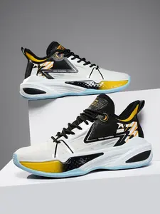 Men's High-Quality Basketball Shoes with Shock Absorption and Bounce, Durable Sports Shoes for Indoor Outdoor Training, Stylish Athletic Sneakers for Students