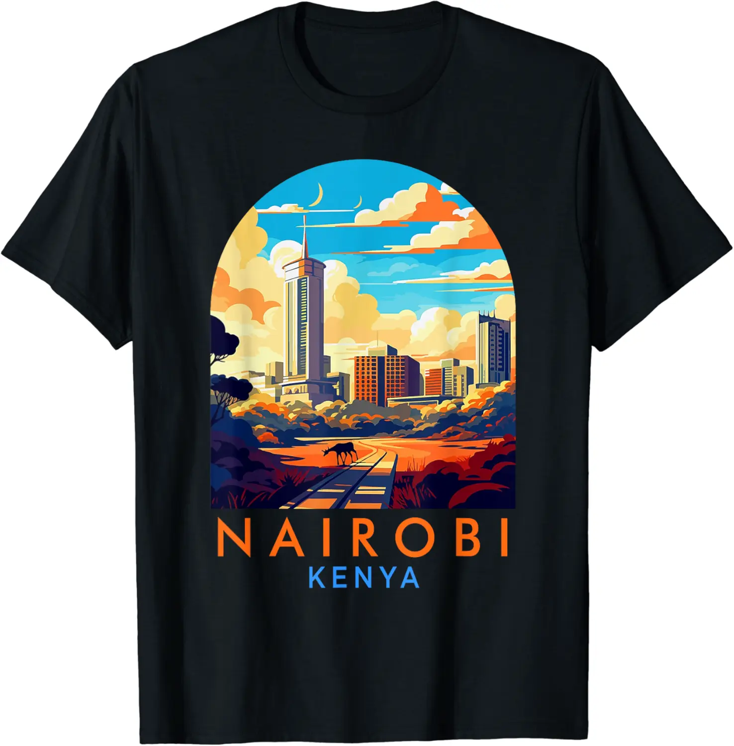 Nairobi Travel Adventure Trip Summer Vacation Nairobi Kenya T-Shirt - Karenlyn Shop 83B0CR6Q5T7F