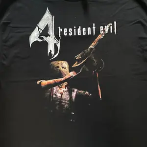 Resident Evil 4 Dr Salvador Chainsaw - T Shirt - Various Sizes Survival Horror GameCube PlayStation PS2 V18