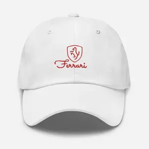 Ferrari Dad Hat Trucker Hat Embroidered Adjustable Baseball Cap, Couple Hat, Ferrari Hat, F1 Hat Gift for Her/Him