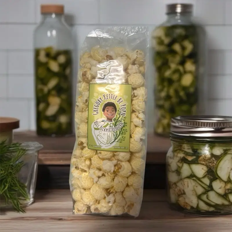Gregory Kettle Be Popn Dill Pickle Flavor Popcorn Crispy Snack