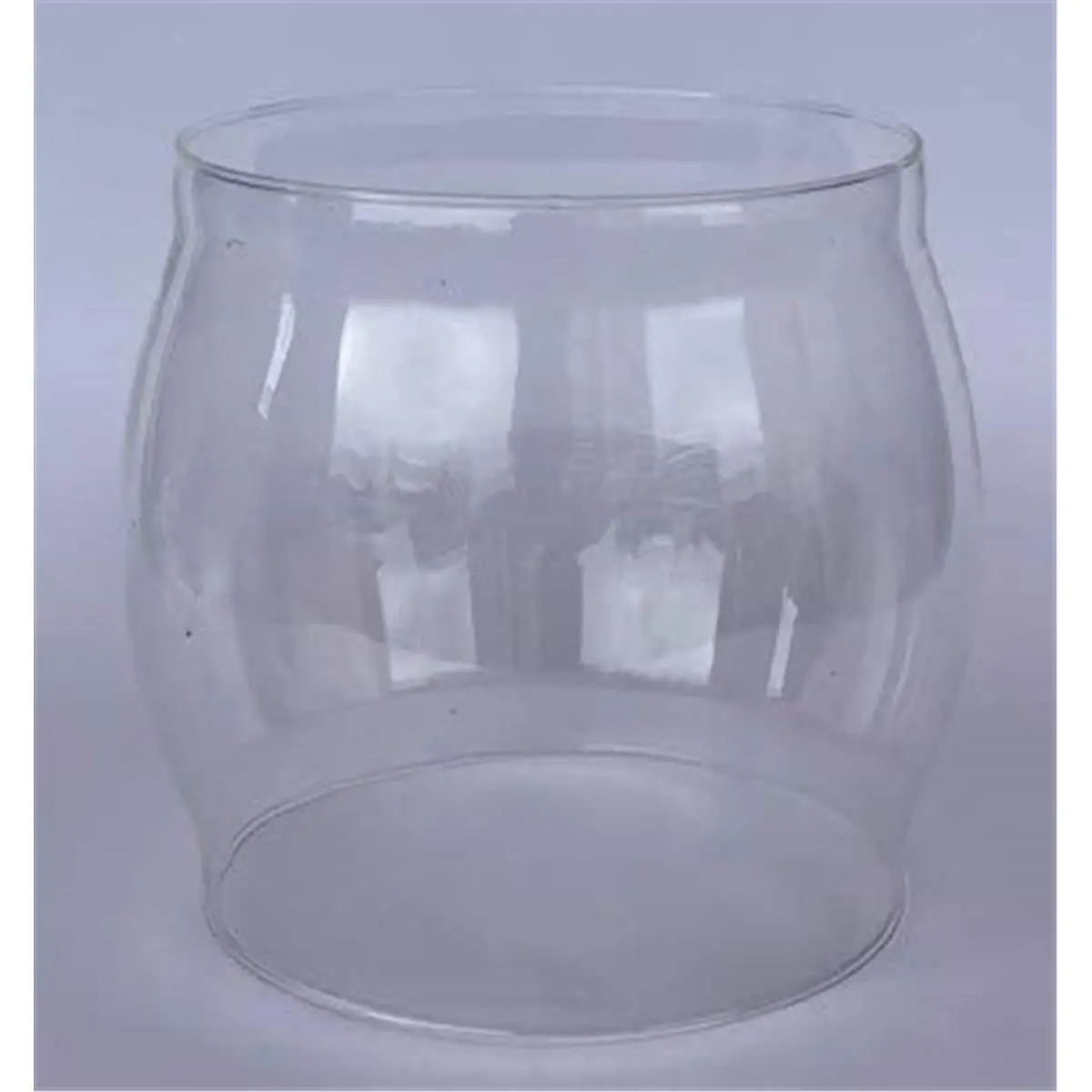 212 MAIN American Mantle Bulged Shape Lantern Glass Globe - Large Size Durable Replacement Part, Strong Glass, 0.8 lbs Adults' Drinking Glassware Accessory, Stylish Drinkware, Easy Setup