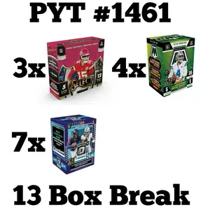 Break #1461-13 Box Break: 3x 2025 Select Hobby  - 6x 2025 Optic Blasters - 4x 2025 Mosaic Blasters