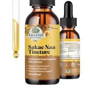 Amazing Botanicals Sakae Naa 50X Extract Tincture High Potency 10,000 mg - Combretum Quadrangulare - Promotes Relaxation, Calmness & Focus - 30ml