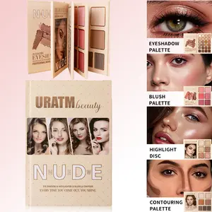 All-In-One Makeup Book,  24 Eyeshadows 6 Blush 6 Highlighter 7 Contour, Matte Shimmer Glitter Finish, Waterproof & Smudge-Proof Long-Lasting, Highly Pigmented No Fallout, Perfect For Party Stage And Daily Use.