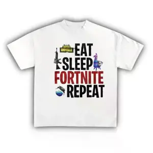 Eat Sleep Fortnite Repeat Graphic T-Shirt - Trendy Unisex Casual Tee | Funny Gift Idea for Men - Available in All Sizes