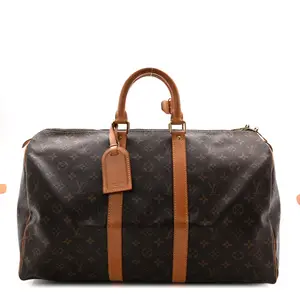Pre-owned Louis Vuitton Coated Canvas Shoulder Bags Monogram Keepall 45