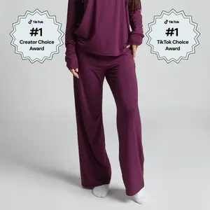 Comfrt | Cloud Pants | Soft Relaxed Straight Leg Lounge Pants With Drawstring Fit Womenswear