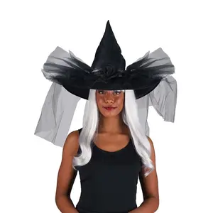 Women's Deluxe Chic Witch Hat