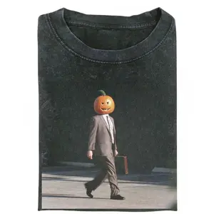 Dwight Pumpkin Head Shirt, Funny The Office Halloween Graphic Tee, Retro TV Show Fan Shirt, Vintage Costume Party Top, Gift for Men, Gift for Women, Crew Neck T-shirt, Trending T-shirt