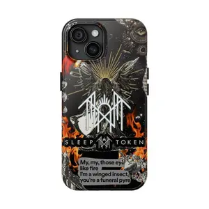 Vinatge Sleep Token Tough Cases Drop-resistant Scratch-resistant Two-In-One Drop-Resistant Phone Case, Unique And Personalized For IPhone 17, 16, 15, 14, 13, 12, Pro Max, Pro Plus, and Samsung S25, 24, 23, 22