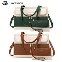 Dark-Green Beige + Brown-Beige（2 bags）