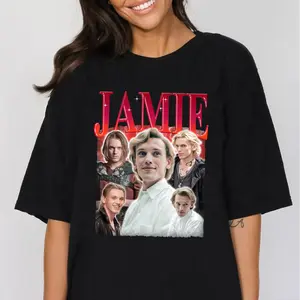 JAMIE CAMPBELL Retro T-shirt, Jamie Campbell Tee, Jamie Campbell Shirt, Jamie Campbell Fans Tee, Jamie Merch Tee