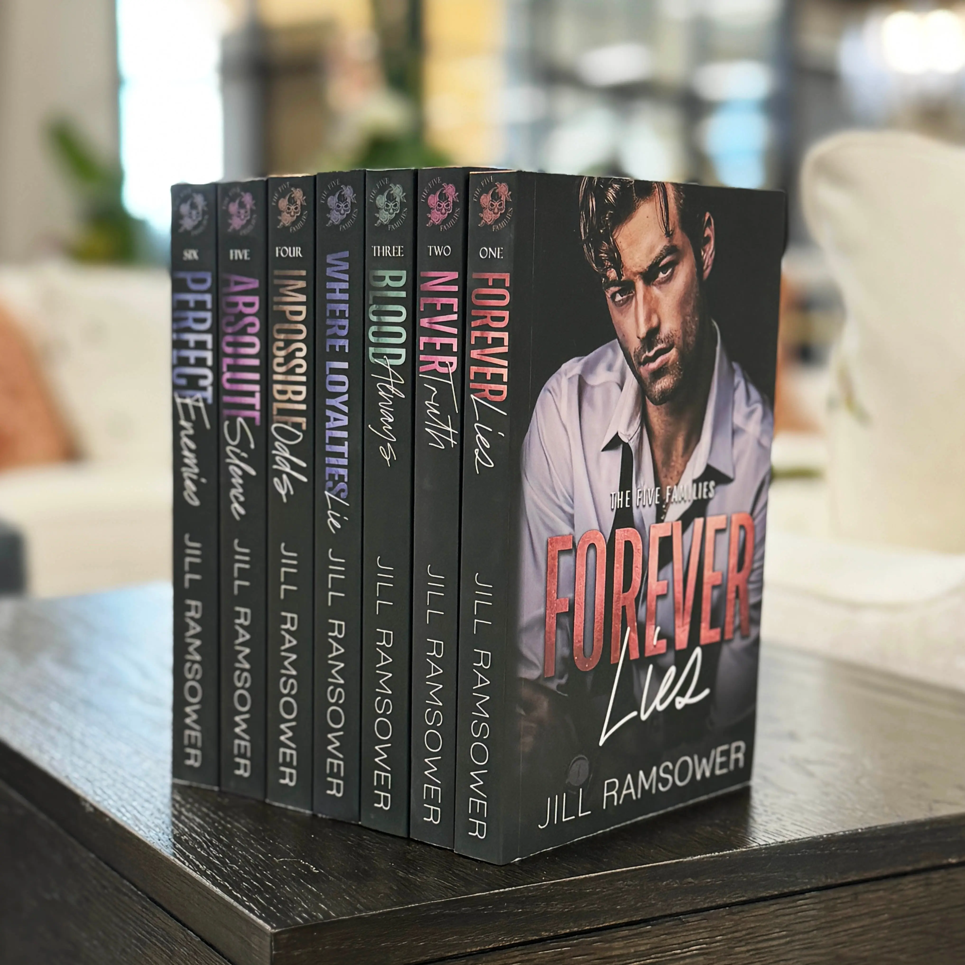 Five Families Paperback Set(Model Covers w/Sprayed Edges)(7 Books) Series Novel