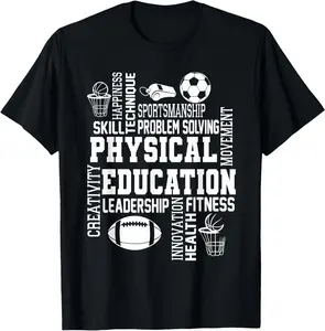 100% Cotton PE Teacher Team Physical Education Teacher Back to School T-Shirt