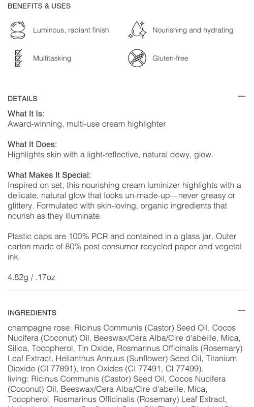 RMS Beauty Luminizer - Bronzer Cosmetic in Compact Design for Makeup Application