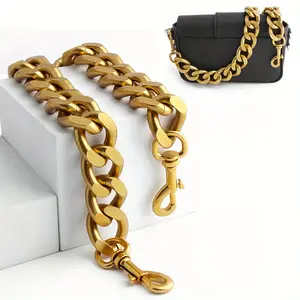 Metal Aluminum Chain Wallet Shoulder Thick Strap DIY Fashion Wallet Replacement Decoration Suspender Bag Chain Accessories