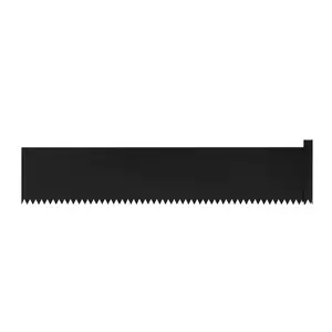 4 Pack Steel Lawn Edging 40 Inch Length 8 Inch Height Total 13 ft Flexible Landscape Border with Tip Teeth for Garden Yard Flower Bed Weed Barrier Nano Baking Paint Black
