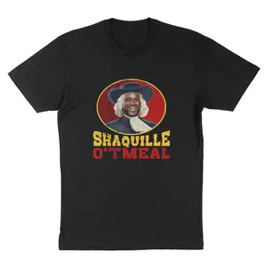 Shaquille Oatmeal Apparel Comedy Tee, Funny Basketball Parody Short Sleeve Perfect Gift