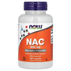 NOW Foods NAC With Selenium, 100 Capsules
