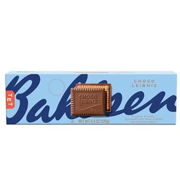 Bahlsen Leibniz Milk Chocolate Biscuits 4.4 oz, Pack of 2