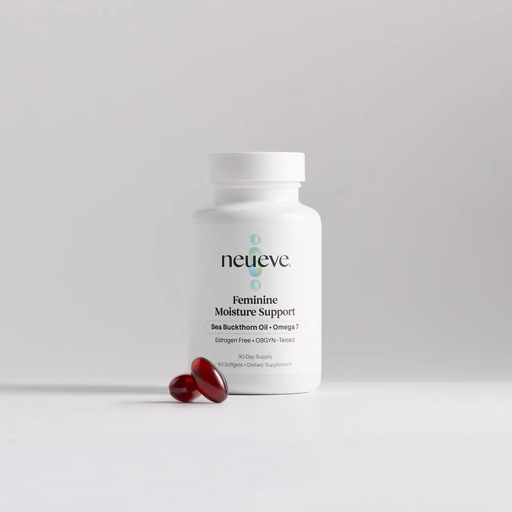 Feminine Moisture Support Supplements - Helps Tightness, Wall Thickness, Balance pH - Contains Omega 7 and Sea Buckthorn - NeuEve