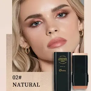 5-color Dual - Ended Eraser Foundation Stick -Multi - Use Concealer & Highlighter for Acne Marks , Nose Contour Flawless Makeup Finish - Versatile Cosmetic Tool , daily gift