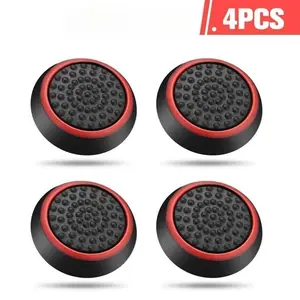 4PCS Non-slip Silicone Analog Joystick Thumbstick Thumb Stick Grip Caps Cases Joystick Cover for PS3 PS4 PS5 Xbox 360 Xbox One Controller Console Accessories