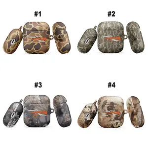 Sitka Bottomland Hunting Camo AirPods Case - Protective Case for Apple Wireless Earbuds