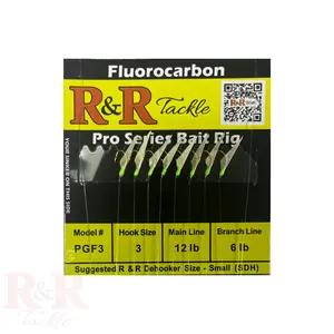 PGF Pro Series Fluorocarbon Bait Rigs
