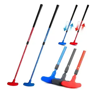 Two-Way Golf Putter - Adjustable Length Mini Putter for Men Women Right Left Handed Kids Indoor Outdoor Practice Red Blue Black