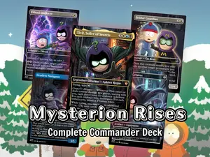 Masked Mystery Hero Deck Proxy MTG – MTG Commander Secret Identity Strategy | Custom Proxy Card Set | EDH Deck + Token