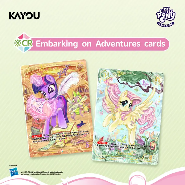 My Little Pony Cartoon Playful Non-Sports Card Pack - Fantasy Wonderlands 001, NA Series 1 Collectible Set with Box for Trading Card Collectors