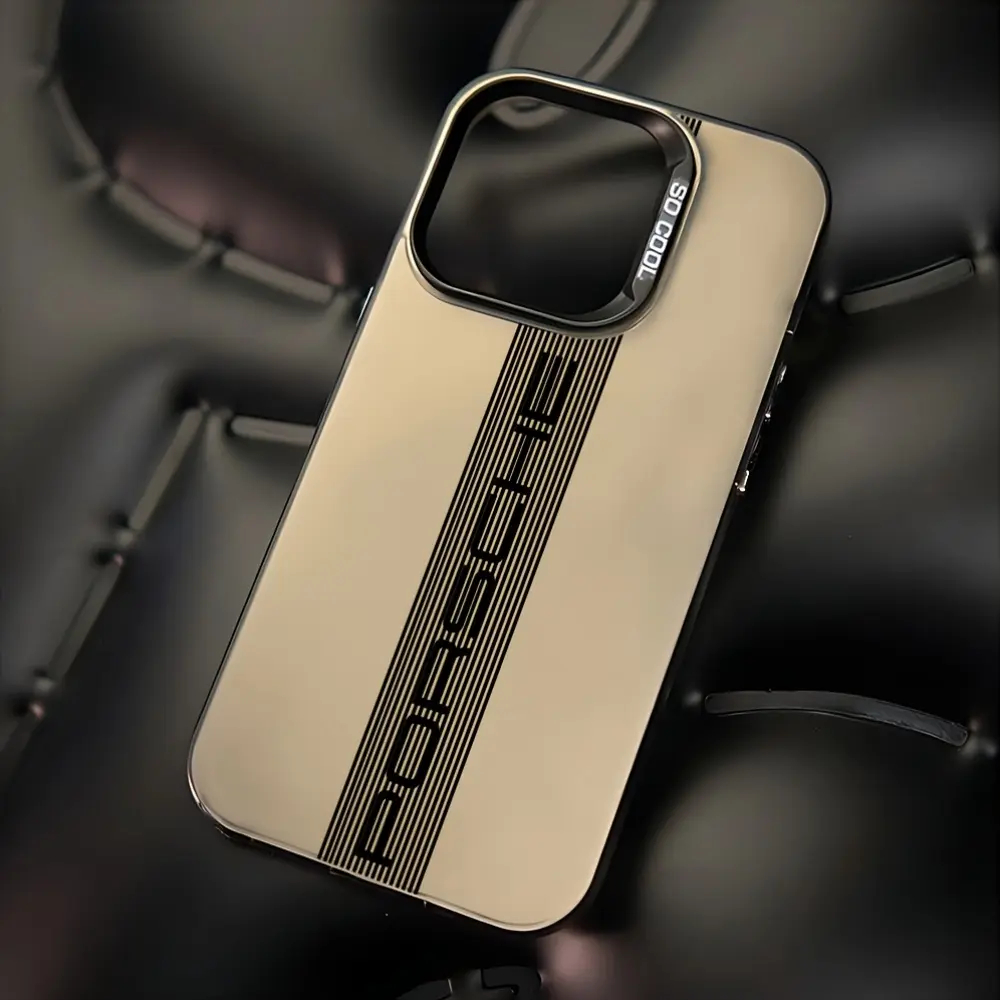 Matte Protective Cellphone Casing for P-Porsche-S - Shockproof, Anti-Drop High-Performance Multi-Model Accessory for iPhone 17,16E,16,15,14,13,12,11 Mini/Pro/Max,Air,X,XR,XS Max,8,7 Plus Devices (Black)