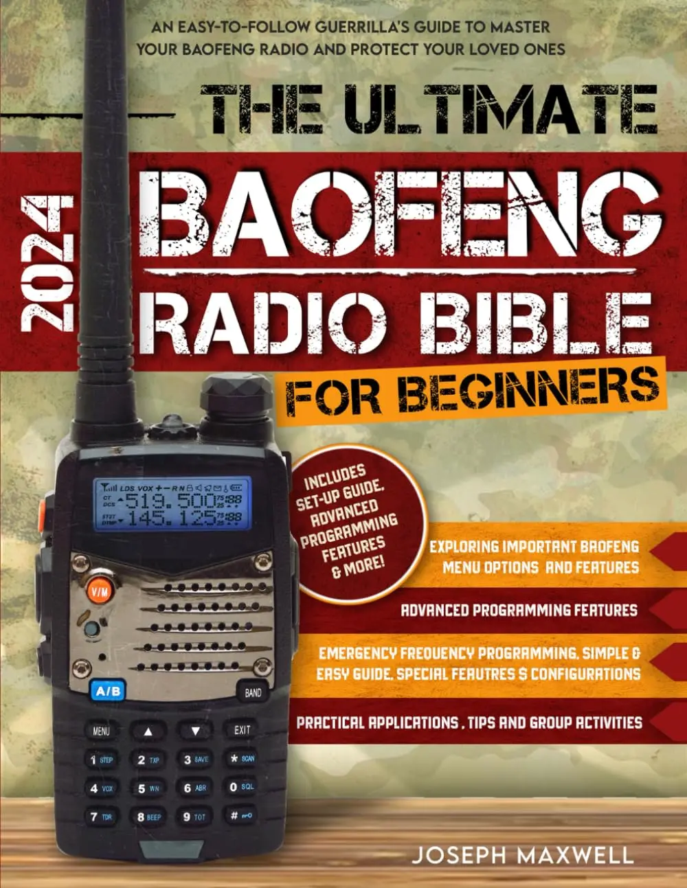 Baofeng Radio Beginner's Guide (English Trade Paperback) - Easy-to-Follow Manual for Preppers, Survival, Natural Disasters, 3 Emergency Frequencies, Stay Connected in Emergency, Protect Your Loved Ones + Essential Accessories, Outdoor Enthusiasts