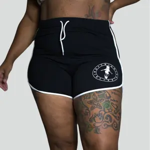 Thick Thigh Tribe Performance Flex Shorts - Women's Workout Clothes Athletic Fit Active, 90% Cotton Womenswear