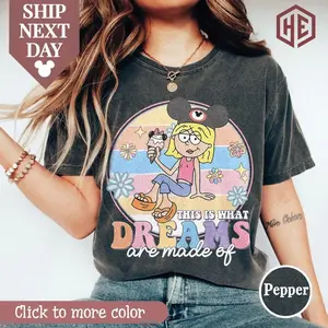 Retro 90s Cute Lizzie McGuire Shirt, This Is What Dreams Are Made Of Tee, Magic Kingdom Family Vacation Gift M