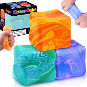 Needoh Same Style Flow Pattern Square Maltose Squeezing And Relaxing Toy Release Slow Rebound Squeezing Birthday Gift - Christmas Gift- Perfect Gift - Gift(Default Without Box)