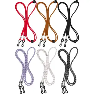 Eyeglass Strap, 6Pcs Premium Glasses Holder Chains, Multicolor Eyewear Retainer for Women Men and Kids