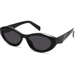 AZorb Retro Oval Sunglasses for Women Cat Eye Sun Glasses 90s Sunnies UV400 Protection