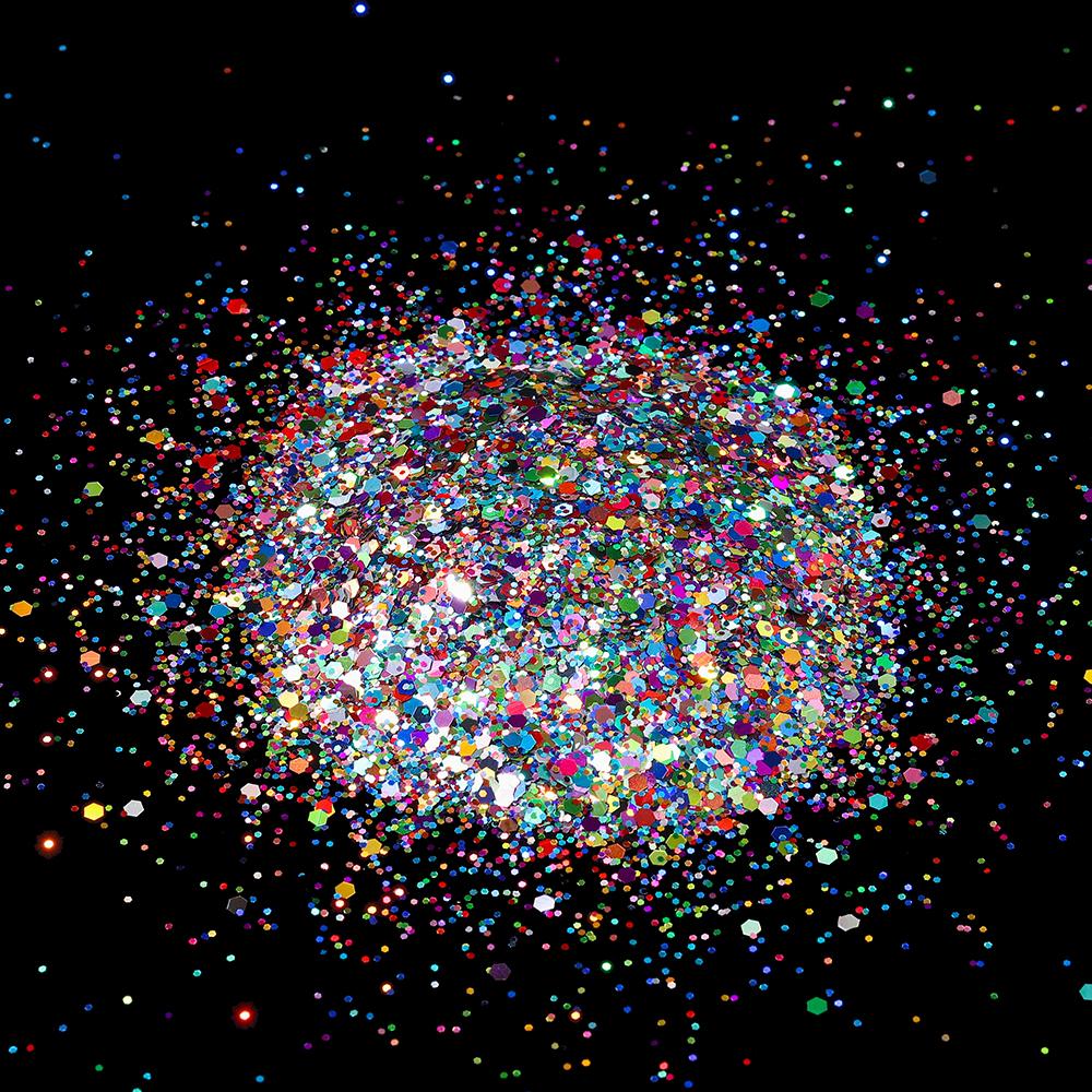 10G Holographic Hexagon Chunky Glitter Epoxy Resin Filler Flakes Laser Sparkly Sequins for DIY Epoxy Resin Nail Art Fillings